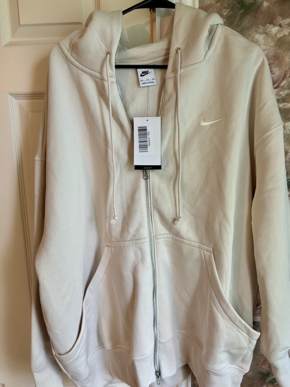 Nike Women’s Light Cream Full-Zip Hoodie